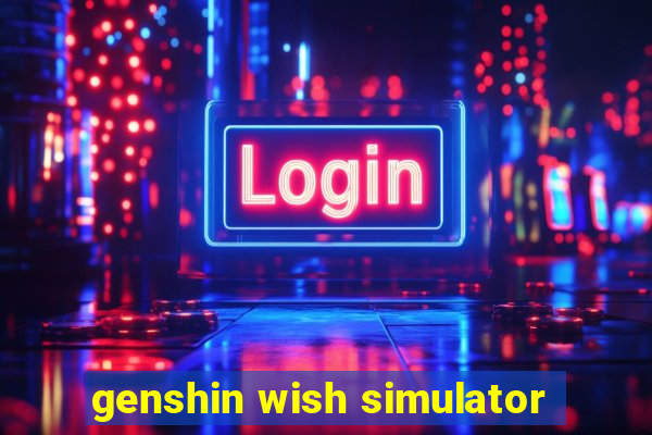 genshin wish simulator